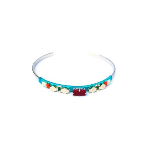 Bracelet jonc pierre rouge