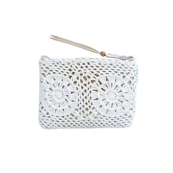 Porte monnaie crochet perles