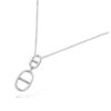 Collier argent 2 grains café en argent 925