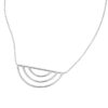 Collier ras de cou argent multi demi-cercles en argent 925 Collier ras de cou argent multi demi-cercles en argent 925