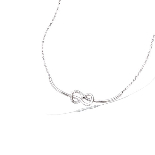 Collier argent noeud marin en argent 925