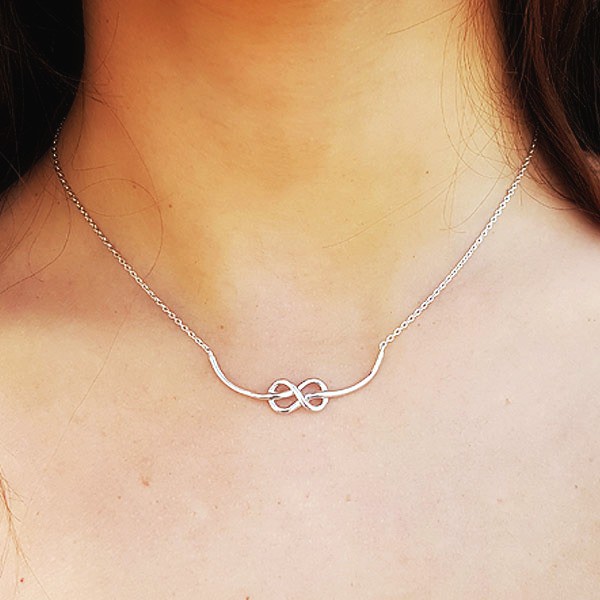 Collier argent noeud marin en argent 925