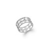 Bague anneau argent 925 motif aztèque Bague anneau argent 925 motif aztèque