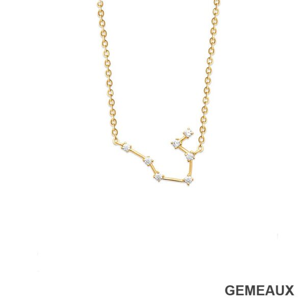 Collier constellation Gémeaux