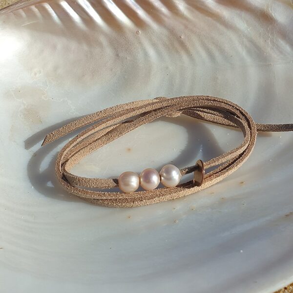 Bracelet lien Nude & Perles Culture