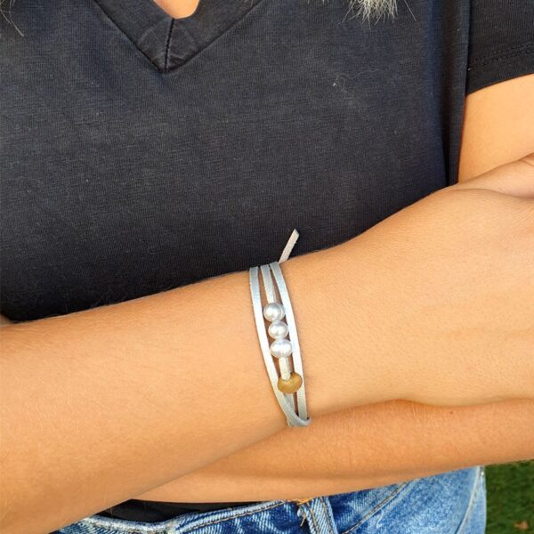 bracelet perles baroques