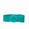 ceinture daim turquoise