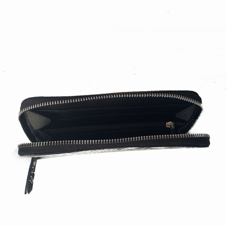 Portefeuille cuir effet Reptile