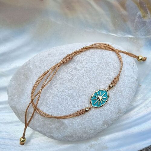 Bracelet lien Email Soleil