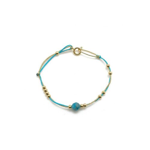 Bracelet fil Perle Apatite