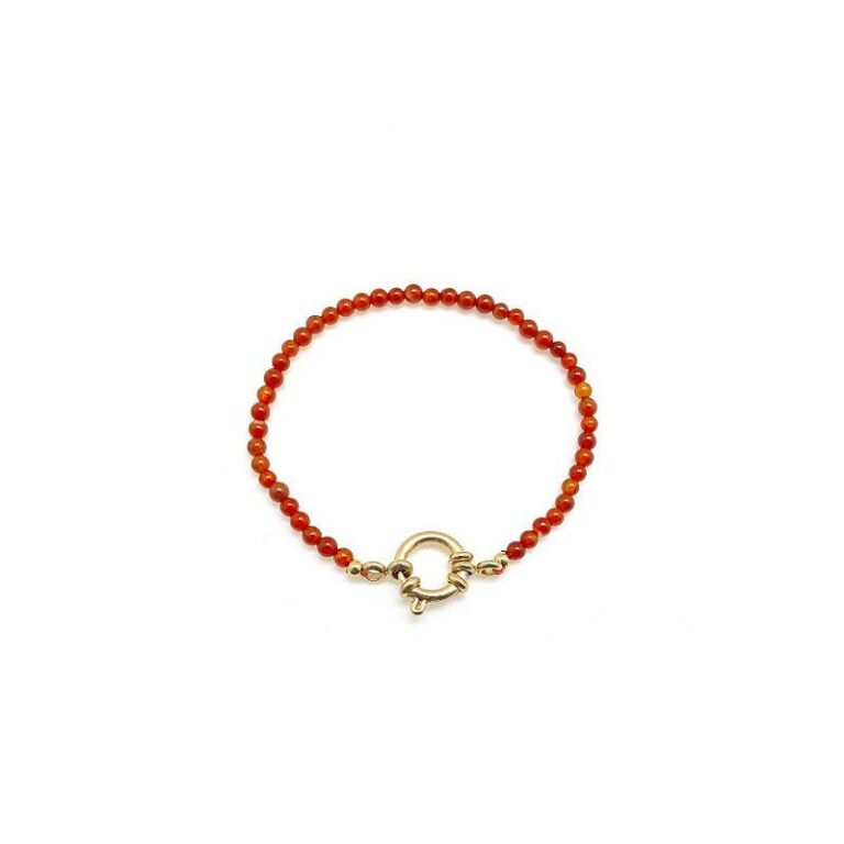 Bracelet Agate Rouge