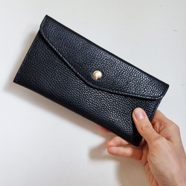 Porte Cartes Cuir Noir