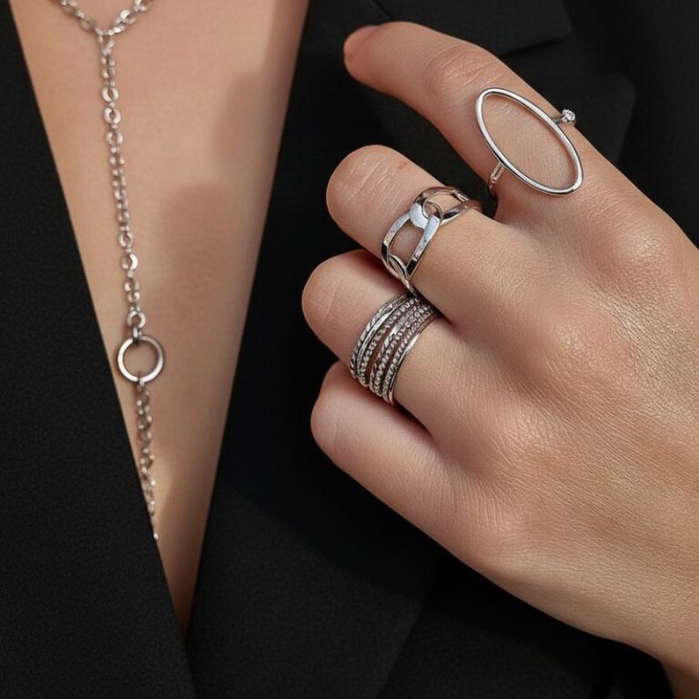 bague semainier argent 925 pour femme création française