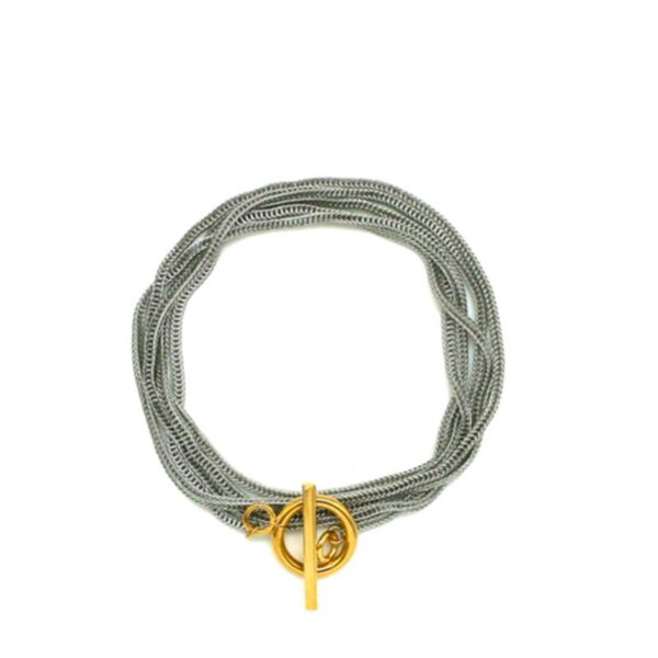 Bracelet Multi Tour Argenté Doré