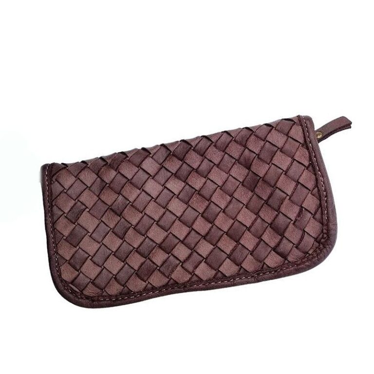 Portefeuille Cuir Vintage Taupe Portefeuille Cuir Vintage Taupe