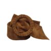 Ceinture cuir nubuck Camel