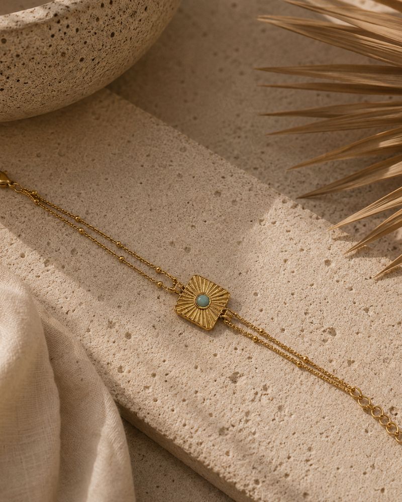 bracelet thaïs amazonite bohm paris