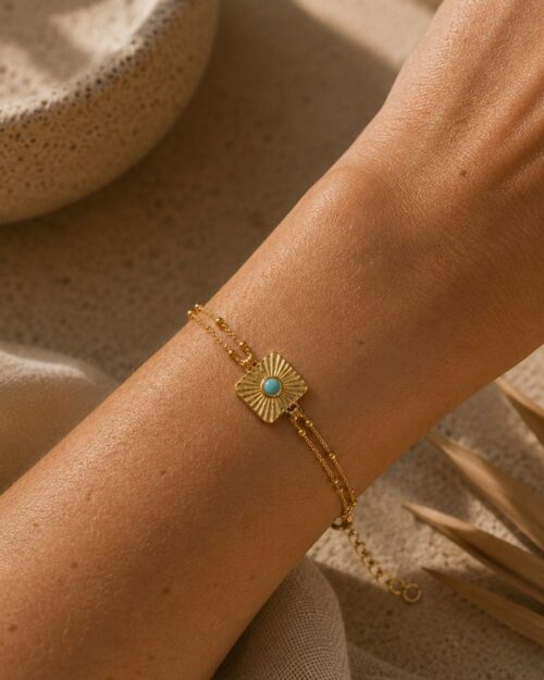 bracelet thaïs amazonite bohm paris