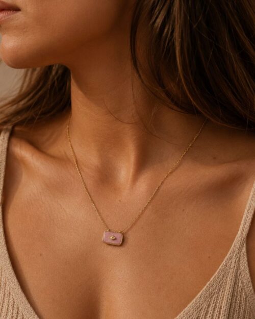 collier rosalyna rhodonite bohm paris