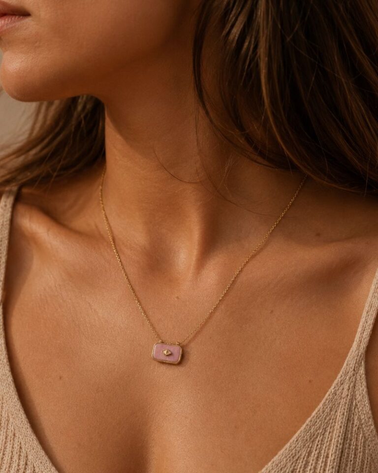 collier rosalyna rhodonite bohm paris
