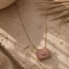 collier rosalyna rhodonite