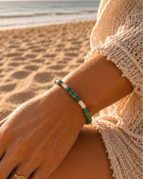 bracelet teahupo jaspe vert bracelet teahupo jaspe vert