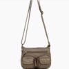 Sac Bethany cuir végan Taupe