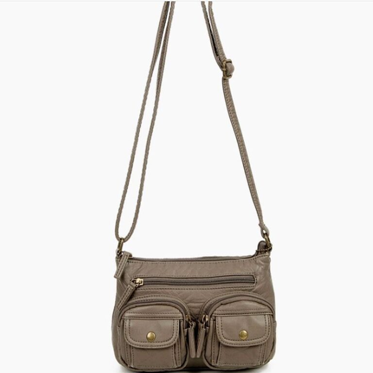 Sac Bethany cuir végan Taupe