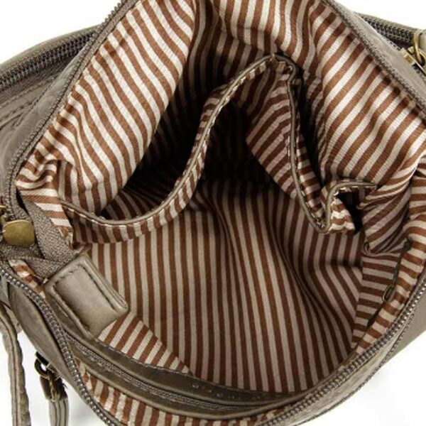 Sac Bethany cuir végan Taupe