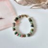 Bracelet Lina Turquoise africaine & Rhodonite