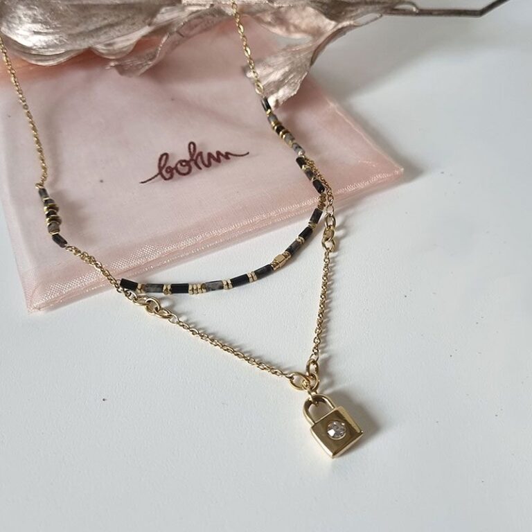 collier multirang labradorite