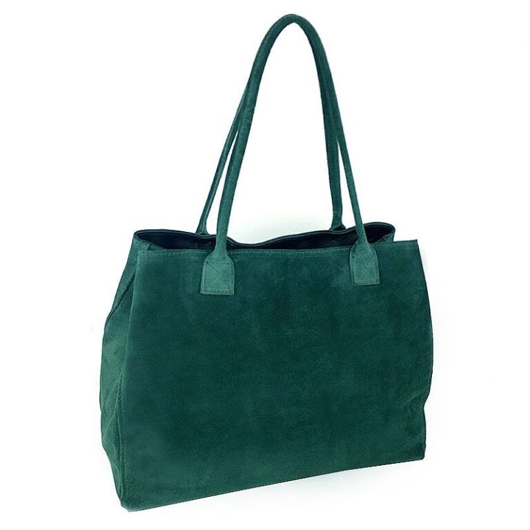 Cabas Daim Vert sapin