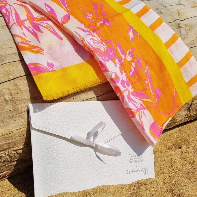 Paréo Brigitte Bardot Esterel rose