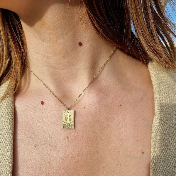 collier tarot roue fortune