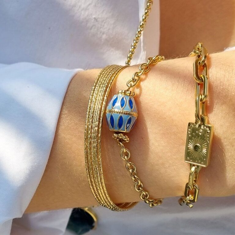 bracelet grigri bleu bracelet grigri bleu