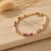 bracelet cybelle pierre de soleil bracelet cybelle pierre de soleil et rhodonite bijou bohm paris