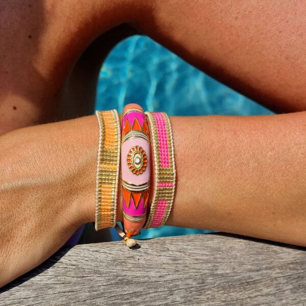 Bracelet Miyuki rose