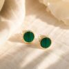boucles d'oreilles emllo malachite boucles d'oreilles emllo malachite
