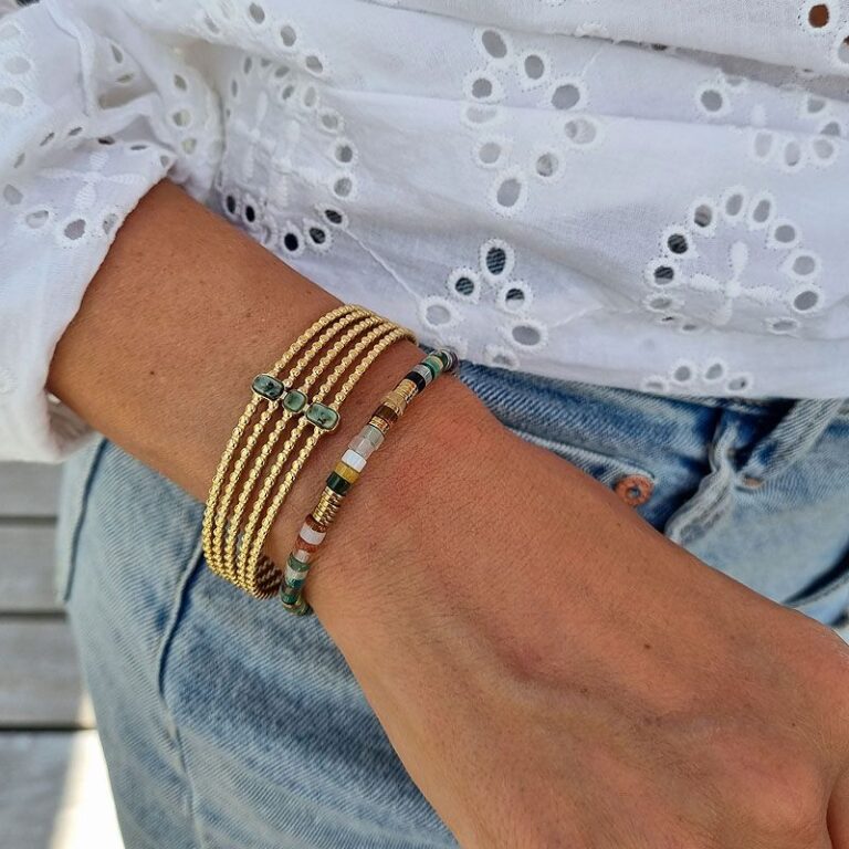 Bracelet Jonc Ayden Turquoise africaine