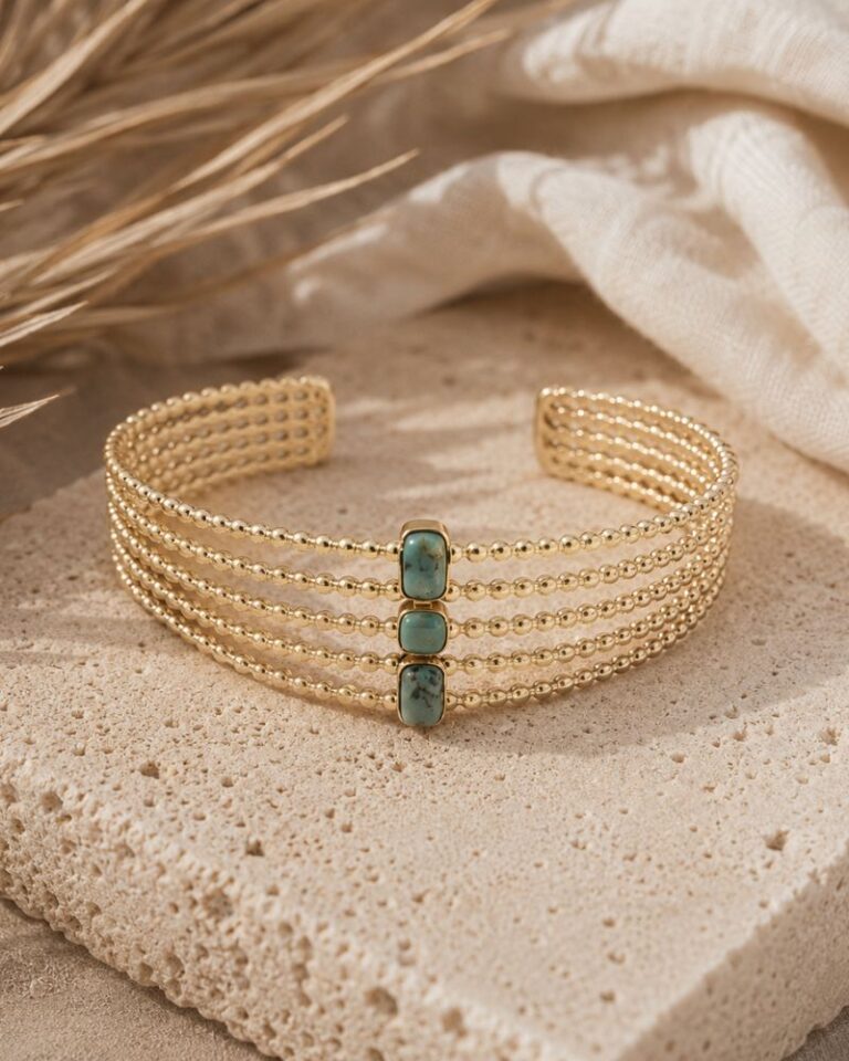 bracelet jonc ayden turquoise africaine bracelet jonc ayden turquoise africaine