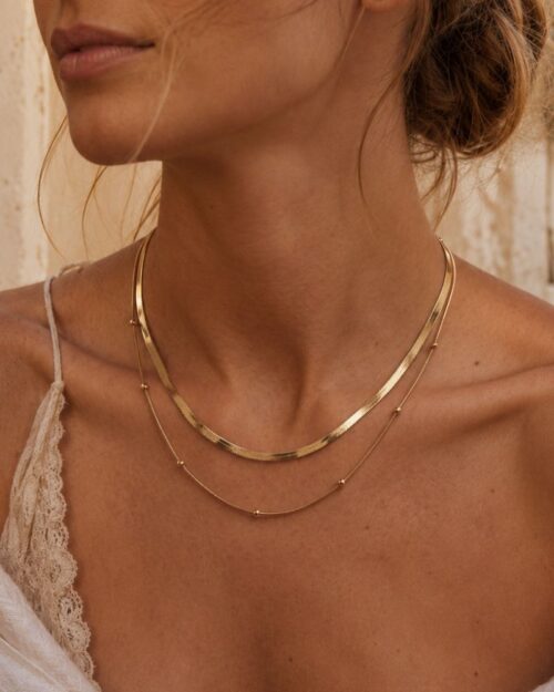 collier 2 rangs imane