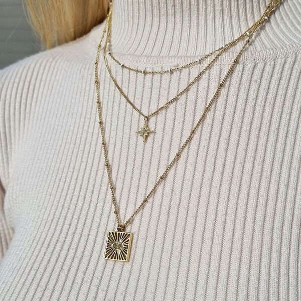 collier multirang bohm bijoux