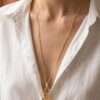 collier pendentif fleur aiza collier long avec pendentif fleur aiza marque bohm paris
