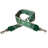 Sangle de sac design géométrique vert
