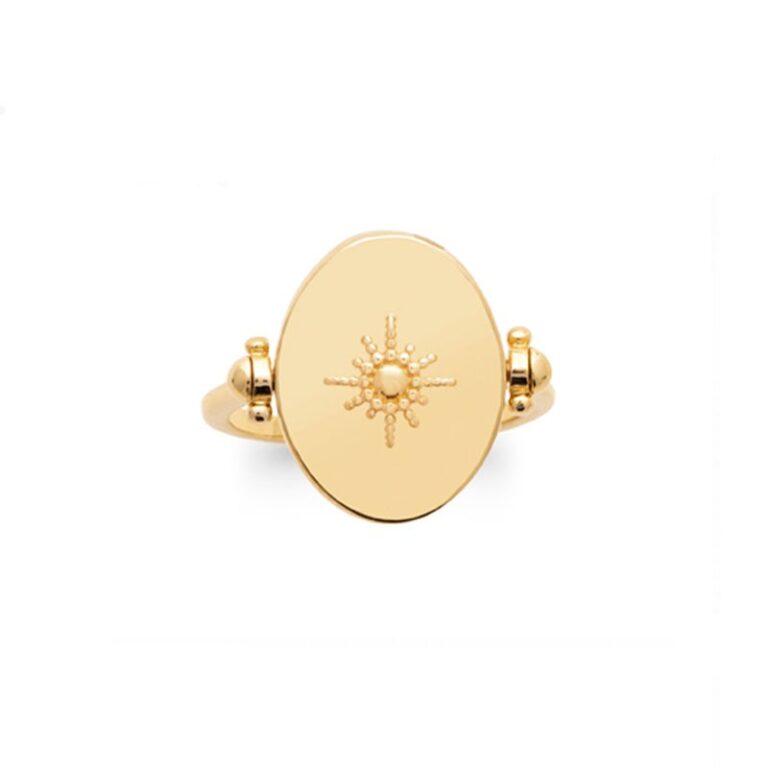 bague or reversible email noir bague or reversible email noir