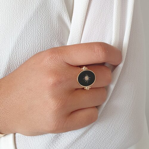 bague or reversible email noir