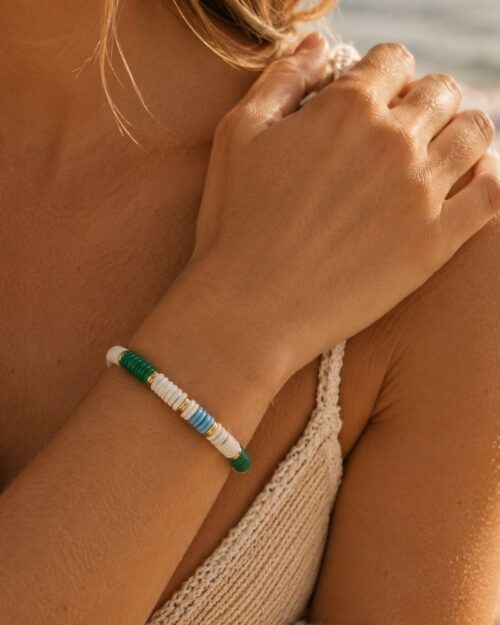 bracelet shera vert/bleu bracelet shera vert/bleu bijou surf