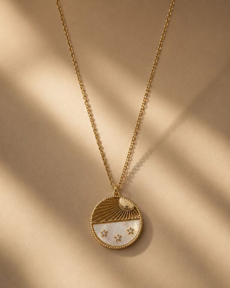 collier solaire étoiles nacre collier solaire étoiles nacre