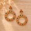boucles d'oreilles tournesol email boucles d'oreilles tournesol email mile mila