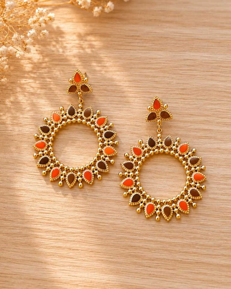 boucles d'oreilles tournesol email boucles d'oreilles tournesol email mile mila